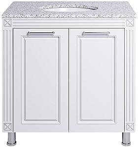 Dulap sub lavoar Supraten Napoleon 85 (GR 85) Alb/Argint