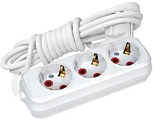 Сетевой фильтр Horoz 3 гнезда 7 м 16 A (200.307.301)