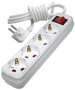 Сетевой фильтр Horoz 4 гнезда 5 м 16 A 200.405.402