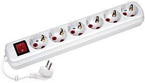 Сетевой фильтр Horoz 6 гнезд 2 м 16 A (200.602.602)