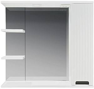 Шкаф в ванную Bayro Positano 800x750 Белый Мат Правый