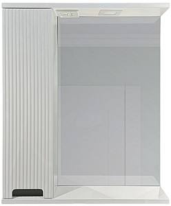 Шкаф в ванную Bayro Positano 600x750 Белый Мат Левая (121479)