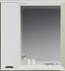 Шкаф в ванную Bayro Etna 700x750 Белый Мат Левая