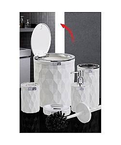 Accesoriu VLM Diamond 5buc. crom alb (322113)