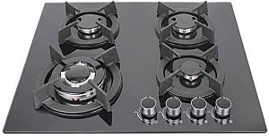 Plita pe gaz incorporabila Tornado HY-15B ECO BL GLASS