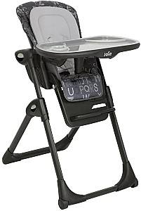 Стул для кормления простой Joie Mimzy Recline ABC Charcoal