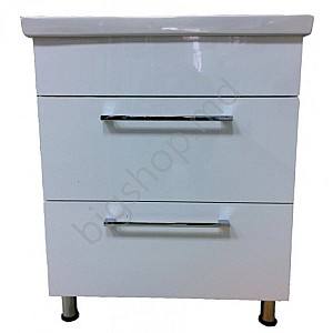 Dulap sub lavoar QUATTRO TAORMINA WHITE 70