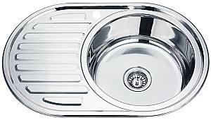 Кухонная мойка Fabiano 77x50  0,8  FB  EPL  R