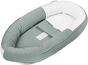 Cuib pentru bebelus doomoo Cocoon Tetra Jersey Green