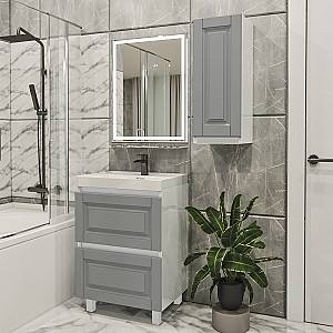 Комплект мебели для ванной PS Lotos 60-30 (кр./ДСП) Серый