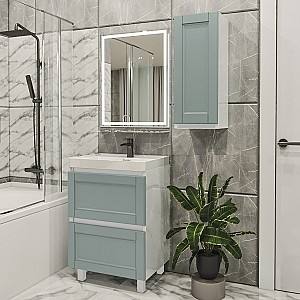 Комплект мебели для ванной PS Lotos 60-30 (кр./ДСП) Светло Зеленый