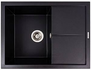 Кухонная мойка ELEFANT PREMIUM CRIPTA 6550 Black Metallic