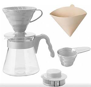 Заварочный чайник Hario V60 Coffee server VCSD-02-PGR