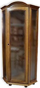 Шкаф витрина Viitorul Угловая со стеклом Дуб Светлый