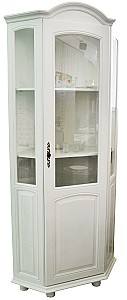 Шкаф витрина Viitorul Угловой с панелью Белый
