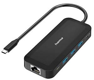 Сетевой адаптер Hama USB-C 6 Ports (300080)