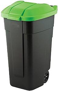 Контейнер для мусора Keter O/W 110l Black/Green