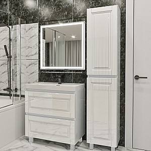 Set de mobila de baie PS Lilia 80-193 (vops./PAL) Alb