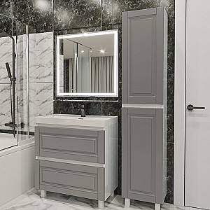 Set de mobila de baie PS Lilia 80-193 (vops./PAL) Gri