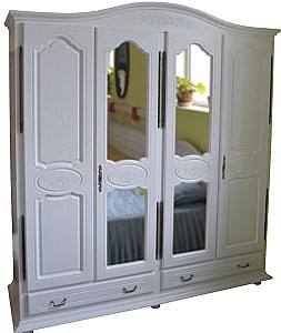 Dulap Viitorul Valentina 4 Usi Alb