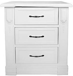 Прикроватная тумбочка Viitorul Serenada III Белый