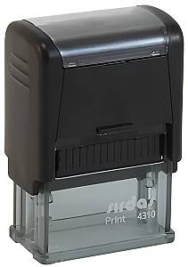 Печать MobiStamps 4310C синяя, 10x26 мм