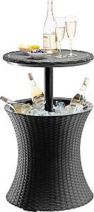 Masa de gradina Keter Cool Bar Rattan Anthracite
