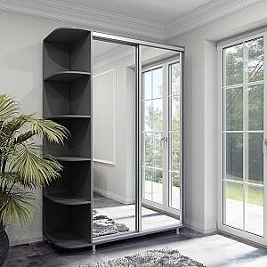 Шкаф-купе Arta Mobilei Armadio G1800 (с боковой полкой) Антрацит