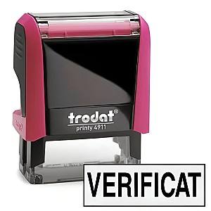 Печать Trodat 4911 "VERIFICAT" 38x14 мм 43076-V