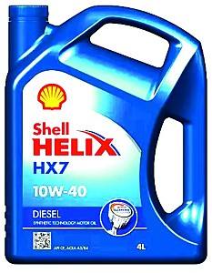 Моторное масло Shell HX7 10W-40 Diesel 4l