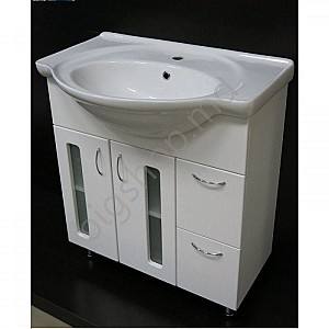 Шкаф в ванную ECE Clasic со стеклом 75 см