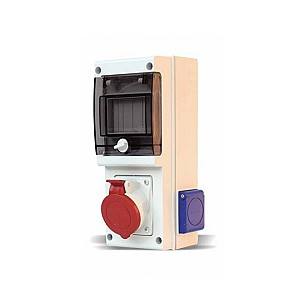 Электрическая розетка Scame Блок с одной 632D.3W 5P 32A 220/380 В IP44