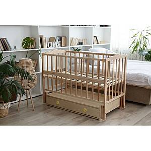 Детская кроватка Carapuz Anghelina Lemn, cu sertar