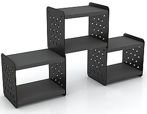 Полка на стену MG-Plus Qutus Anthracite (Серый)