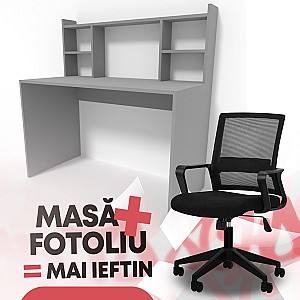 Письменный стол Smartex M4 100 Графит + Кресло Waltz OC-833