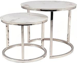 Masuta de cafea, reviste Signal Atlanta B II (White Marble/Chrome)