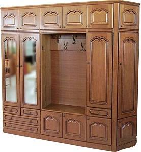 Прихожая Viitorul Хол + Угол + Полка 2400 Дуб Светлый