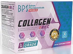 Защита суставов Balkan Pharmaceuticals COLLAGEN + VITAMIN C порошок 30шт