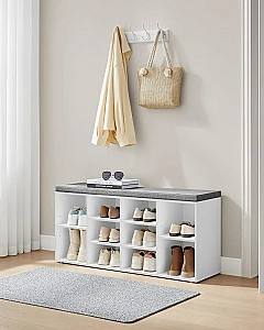 Обувница Vasagle LHS10WT (Cloud White/Dove Grey)