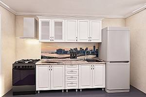 Кухонный гарнитур PS Лена 1.6 м (МДФ плёнка) Дуб Полярный