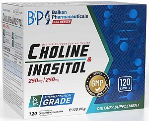 Витамины Balkan Pharmaceuticals CHOLINE & INOSITOL 120капсулы