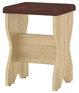 Табуретка KompaniT Т-1 Дуб сонома/Бронза