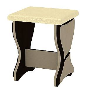 Табуретка KompaniT Т-3 Венге комби/Слоновая кость