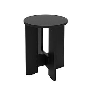 Табуретка Fabrik Home Овал Черный Ясень