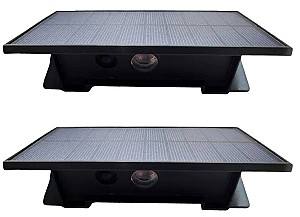 Iluminat fatada Elmos Set lampă de perete cu panou solar 1.5 W 5 V IP65