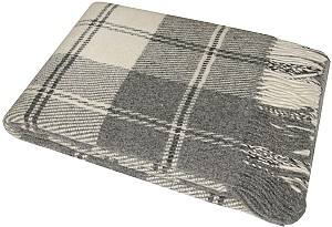 Pled Vladi Elf 140x200 (Lână 70%, Poliester 30%) Gri