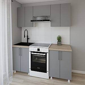 Set mobila bucatarie Smartex K1 180 cm Grafit