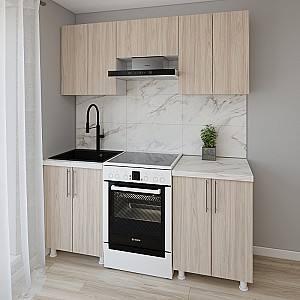 Set mobila bucatarie Smartex K1 180 cm Stejar Deschis