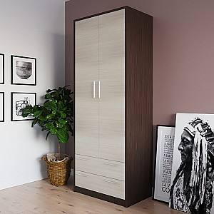 Шкаф PS Ш-82 (2 ящ.) (труба) Венге / Шамони Светлый