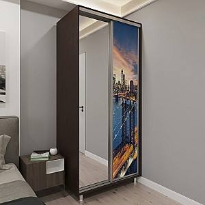 Шкаф-купе PS Д-100 (1 фото) Венге